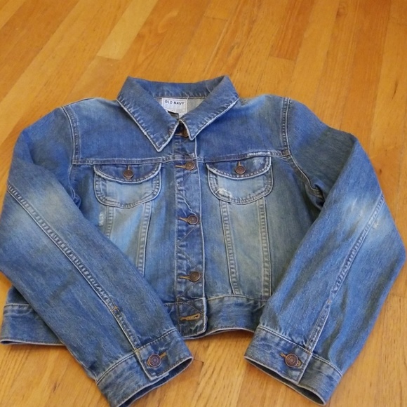 Old Navy Jackets & Blazers - Distressed denim jacket